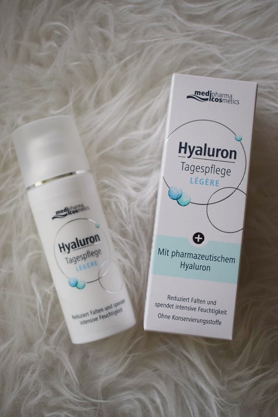 Medipharma Cosmetics Hyaluron Pflege Legere Tagespflege Verpackung Probenqueen