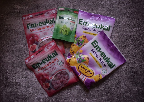 Bonbons von Em-Eukal verschiedene Sorten im Beutel www.probenqueen.de