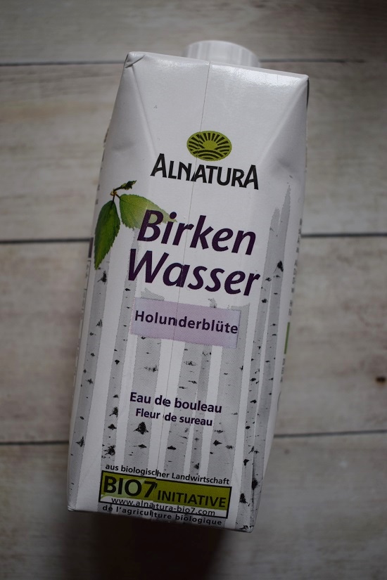 Degustabox Januar 2019 Tetrapack Alnatura Birkenwasser