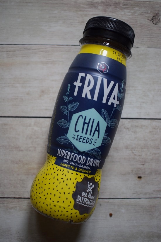 Degustabox Januar 2019 Flasche Friya Chia Seeds
