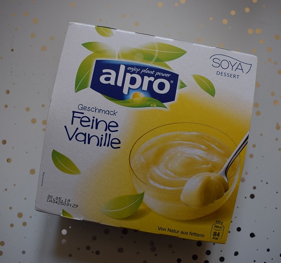 Degustabox Februar 2019 Alpro Soya Dessert Geschmacksrichtung Vanille