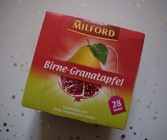 Degustabox Februar 2019 Milford Tee Birne-Granatapfel